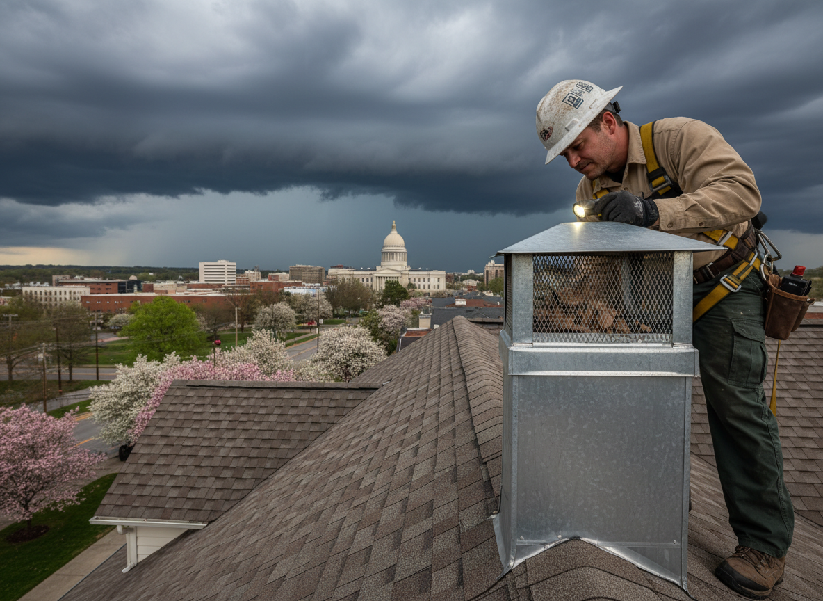 Chimney repair in Symmes Township